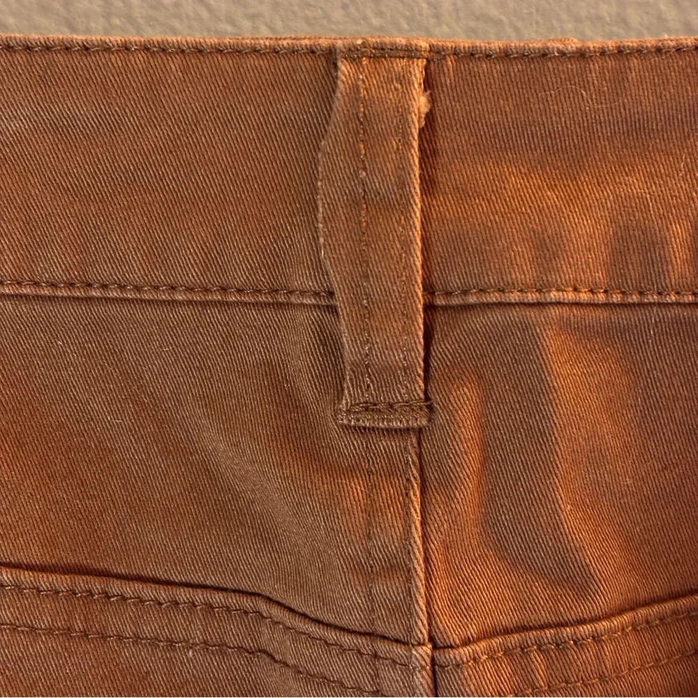 Angel Kiss Copper Button-Front Mini Skirt